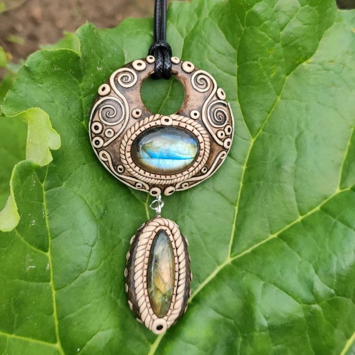 Collier totem labradorite - photo numéro 7