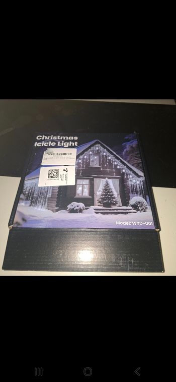 Rideau guirlande lumineuse extérieure