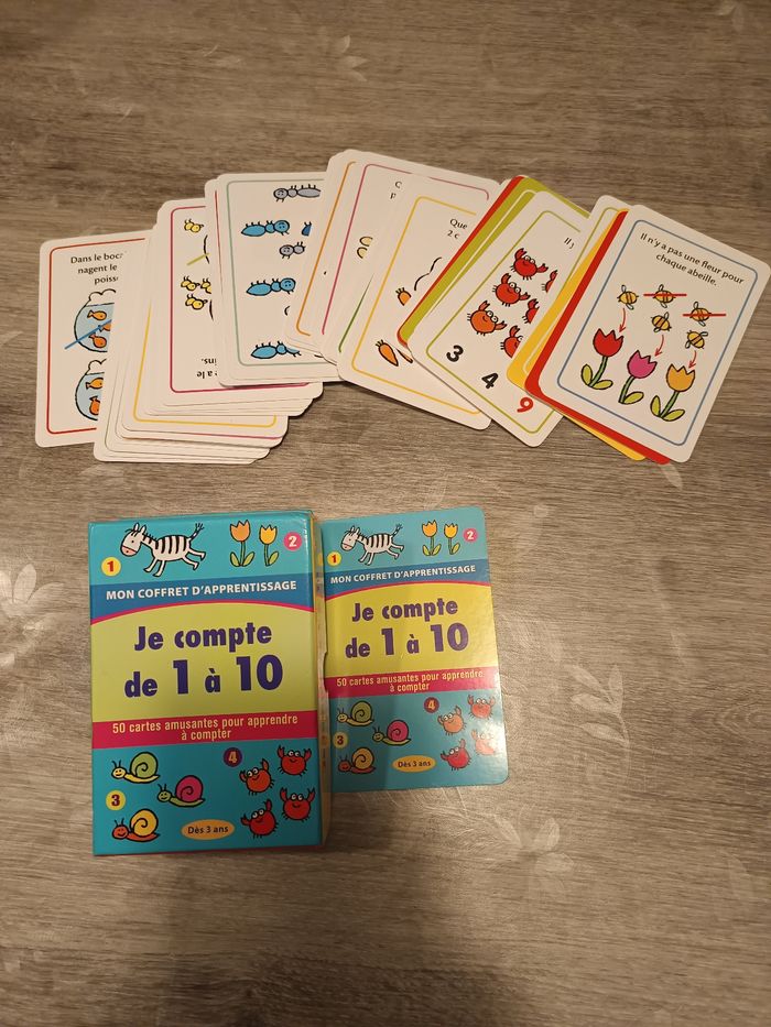 Coffret d'apprentissage - je compte de 1 à 10