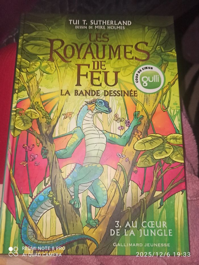 Livre royaume de feu bande dessinée tome 3