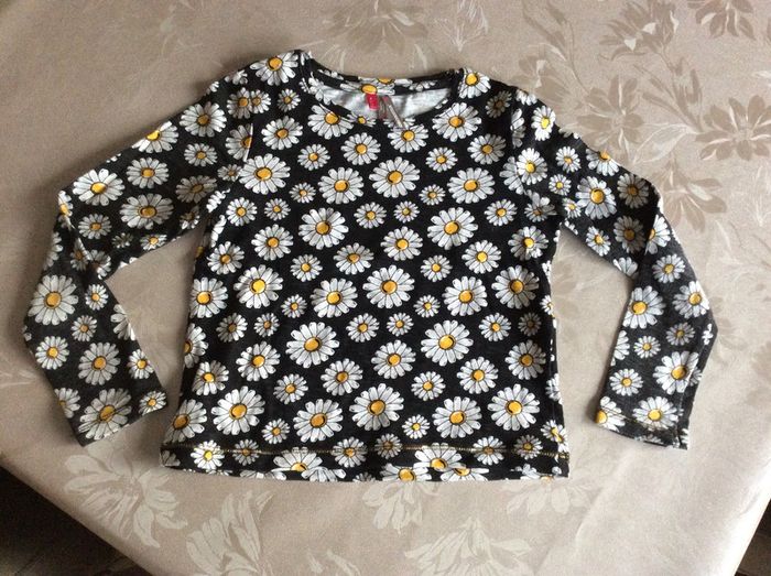 Tee shirt Orchestra fleurs marguerites 4 ans