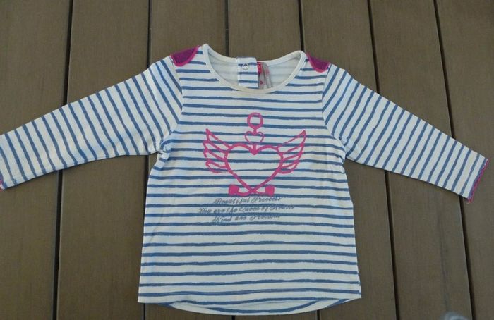 Tee shirt + pantalon bébé fille 6 mois - photo numéro 4