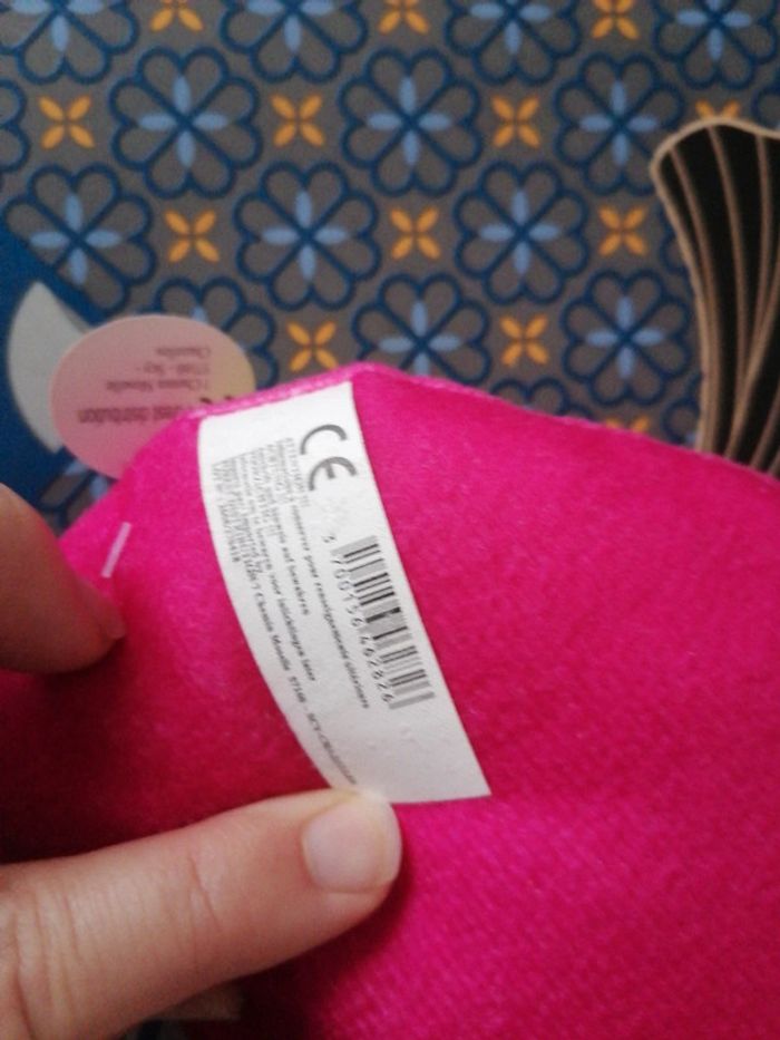 Peluche neuve flamant rose Pluchon - photo numéro 4