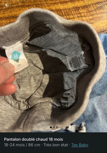 Pantalon chaud doublé 