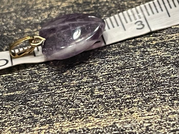 Pendentif en pierre naturelle améthyste - photo numéro 5