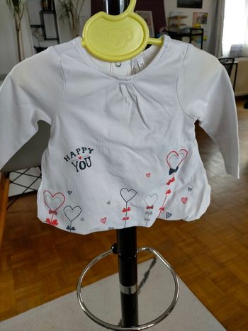 Haut manches longues 1 mois