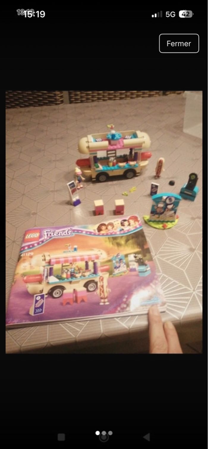 Lego 41129 camionnette hot dog par d attraction