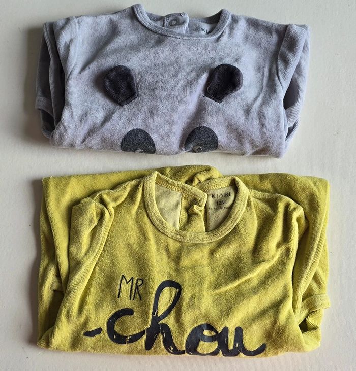Lot de 2 Pyjamas 12mois