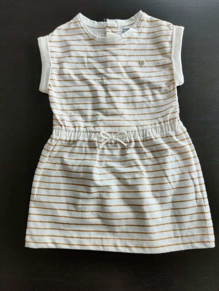 Robe rayée 12 mois