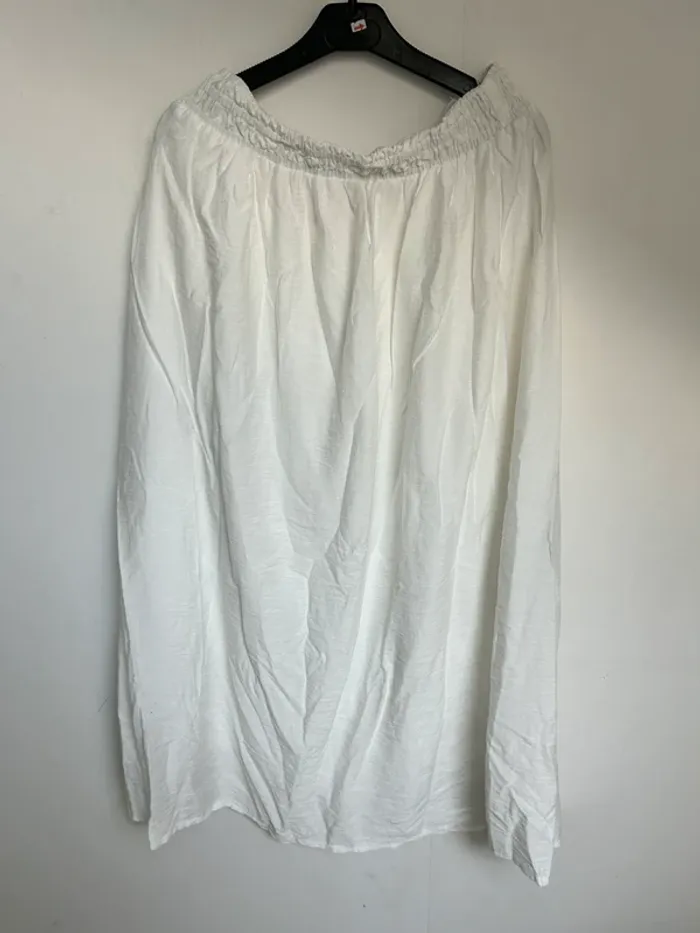 Jupe longue blanche femme taille S cache cache