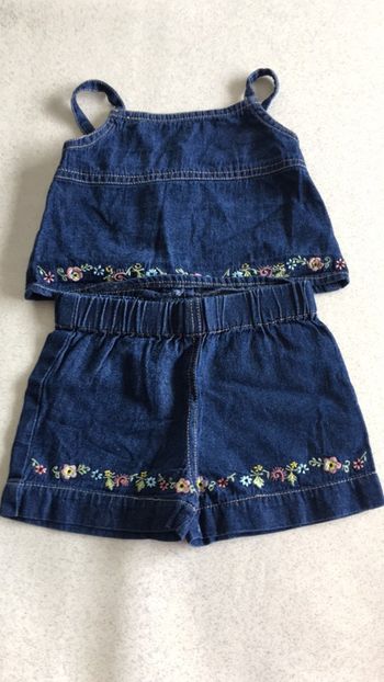 Ensemble Fille 6 mois