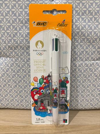 Stylo 4 Couleurs "La Phryge Olympique Monuments" JO Paris 2024