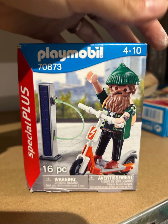 Playmobil Hipster avec trottinette électrique 70873