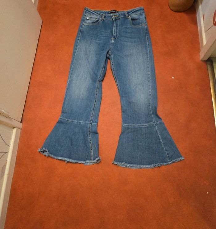 Jeans pat  d éléphant