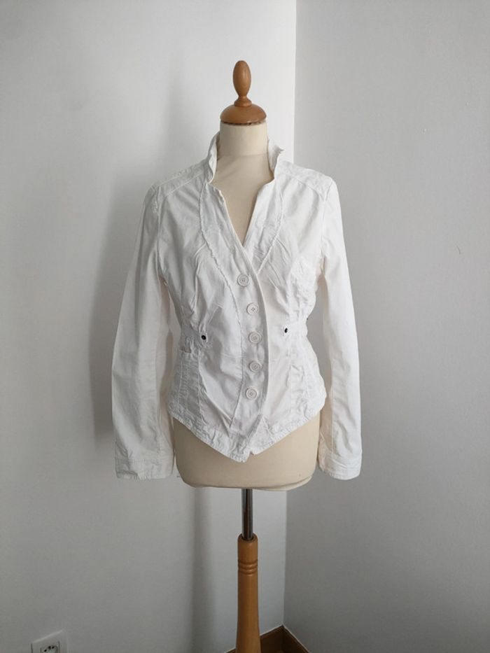 veste blanche cintrée 40/42 Paul David Benson - photo numéro 3