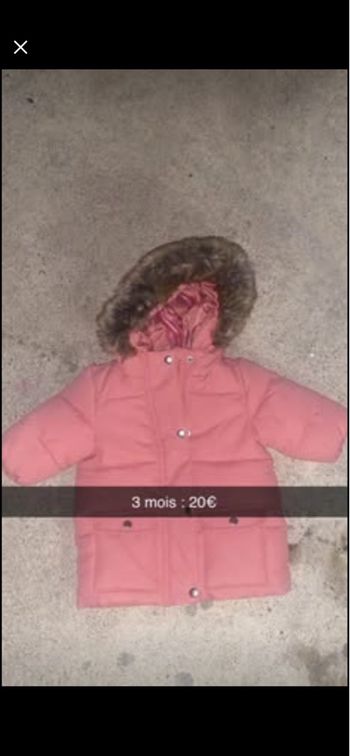 Blouson fille 3 mois