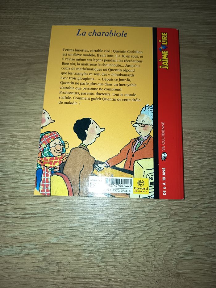 Livre roman enfant J'aime lire, La charabiole, Éditions Bayard Poche - photo numéro 2
