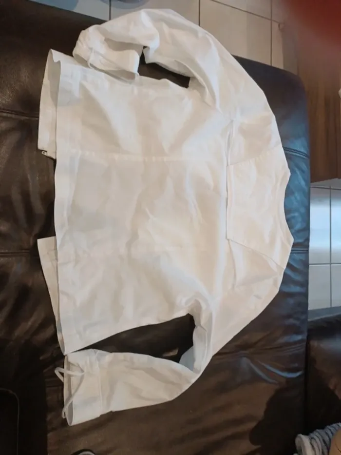 Veste blanche 38 fleur de sel - photo numéro 4