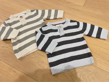 Lot 2 pulls rayés - Kitchoun - 3mois