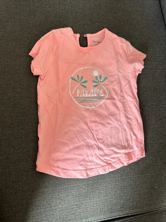T-shirt manches courtes bébé fille, 24 mois