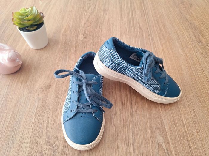 Chaussures cuir et toile - photo numéro 2