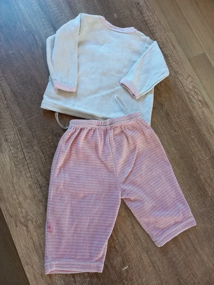 Pyjama 2 pièces fille 6 mois - photo numéro 4