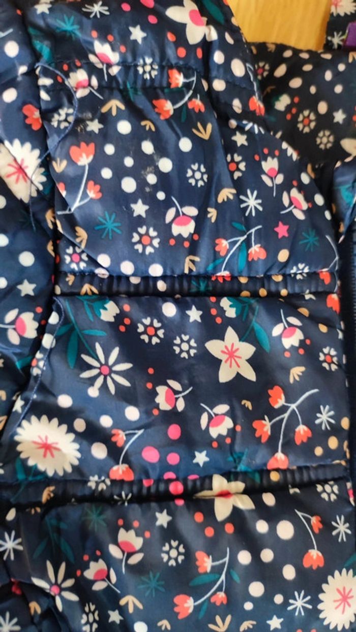 Manteau 2 en 1 bleu marine taille 2 ans 92 cm - photo numéro 5