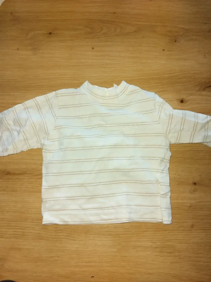 Lots 3 T-shirt manche longue taille 3 mois - photo numéro 4
