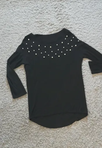 Pull avec perles