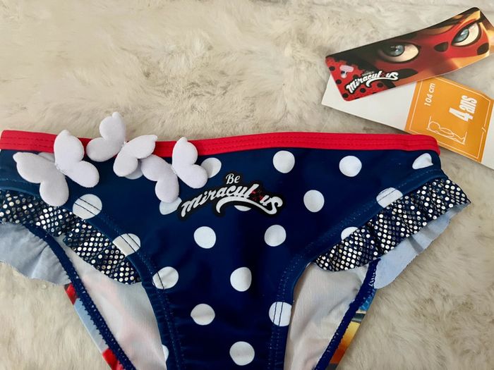 Culotte maillot de bain miraculous 4 ans - photo numéro 3