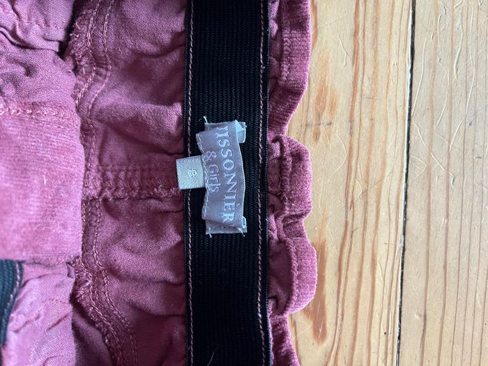 Jupe bordeaux Buissonnière 8 ans - photo numéro 3