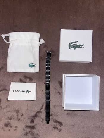 Bracelet en acier inoxydable Lacoste 