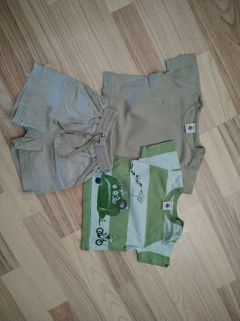Short+ t-shirt 6 mois
