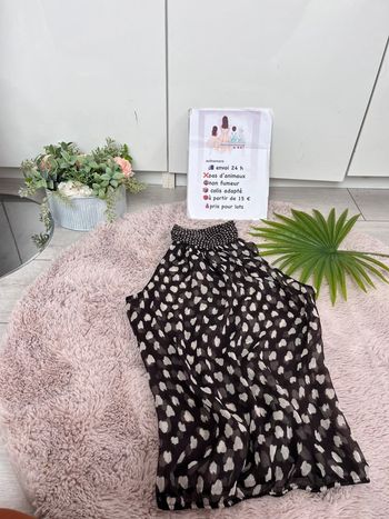 blouse épaule dénudées soie