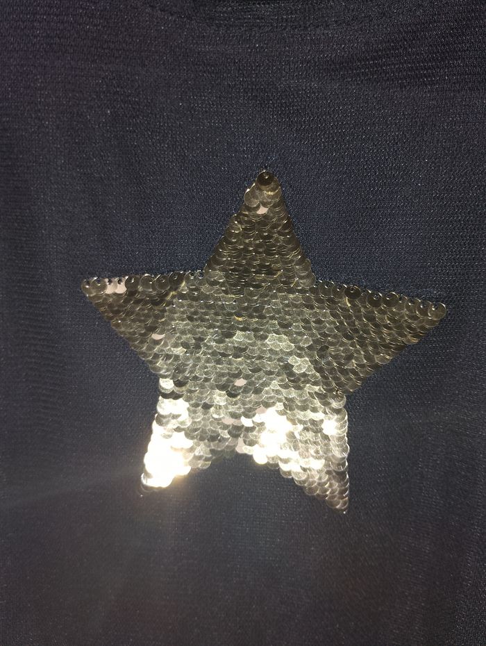 Robe noir étoile Seguin couleur or 4 ans in extenso - photo numéro 8