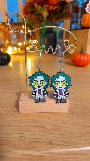 Boucles d'oreilles Beetlejuice