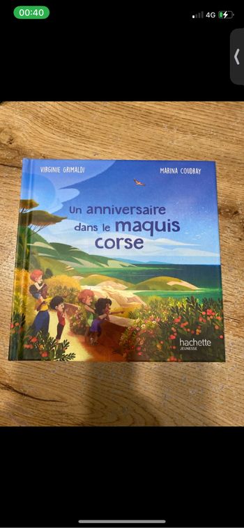 Livre un anniversaire dans le maquis corse