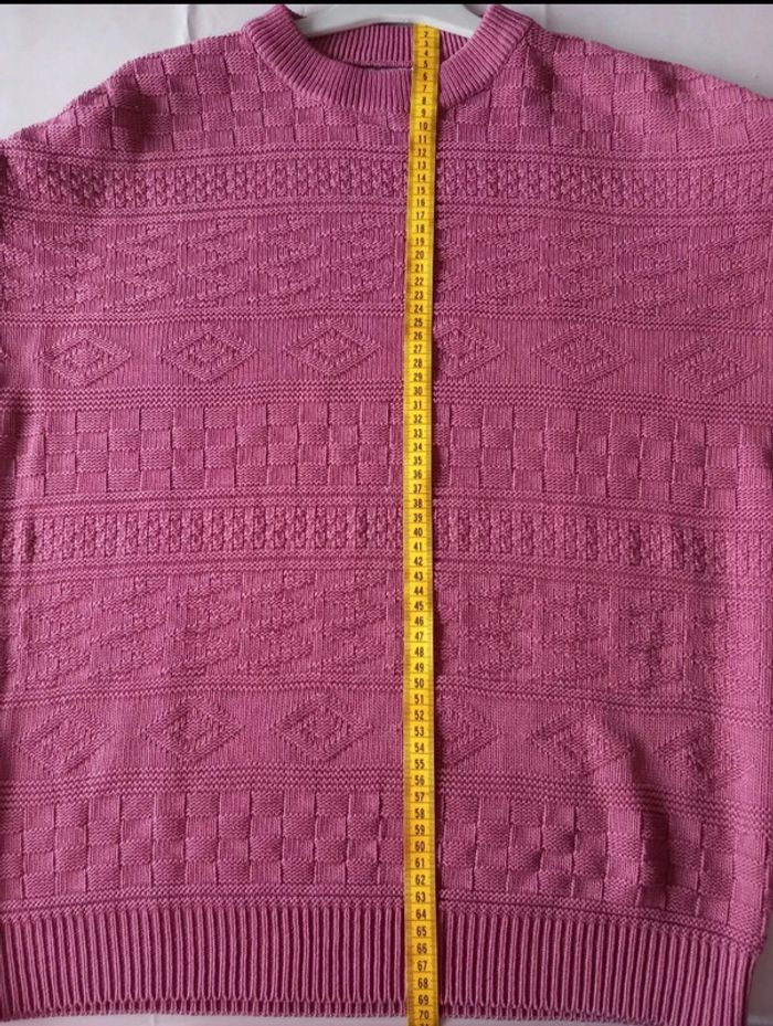 Pull à motifs manches longues femme taille 46 - photo numéro 7