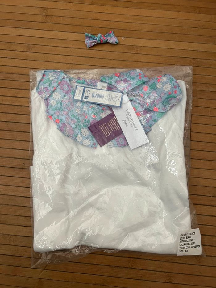 Polo jacadi Liberty neuf et barrette