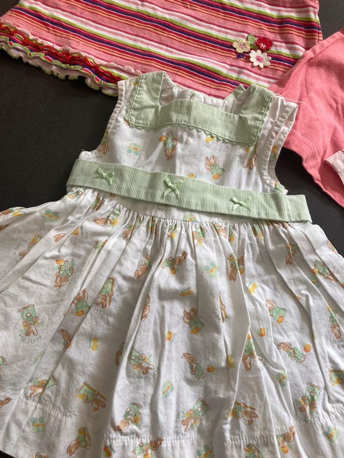 Lot ensemble robe vêtement bébé fille 3 mois été - photo numéro 3