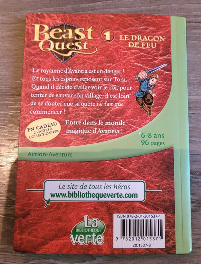 Beast Quest "Le dragon de feu" Tome 1 - photo numéro 2