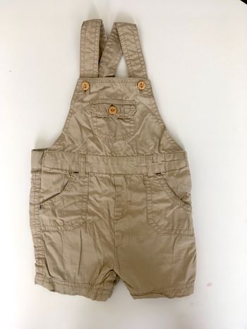 Salopette short beige