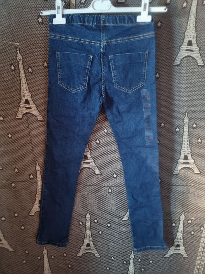 Jean élastique à la taille 12ans mixte - photo numéro 4