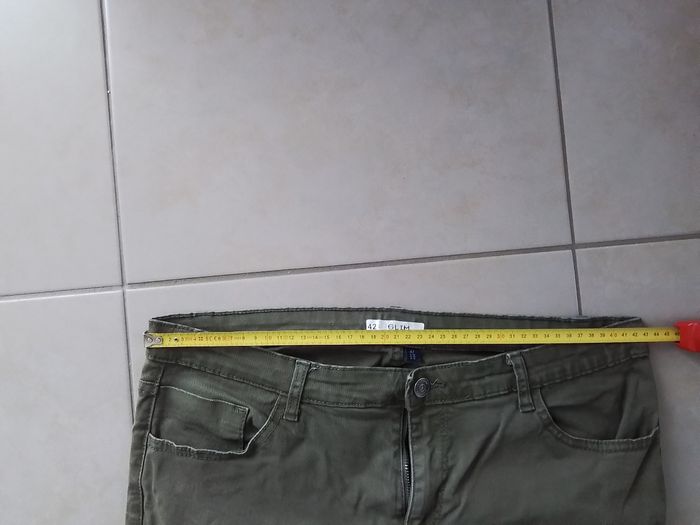 Lot de 2 jeans femme T 42 stretch  kiabi - photo numéro 3
