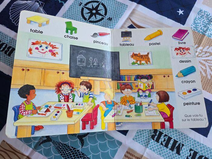 GROS LIVRE BÉBÉ MON PREMIER LIVRE DE MOTS MIXTE BOYS OU GIRLS - photo numéro 3