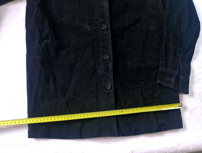 Blouson cuir , long , femme , taille 34 / 36 - photo numéro 9