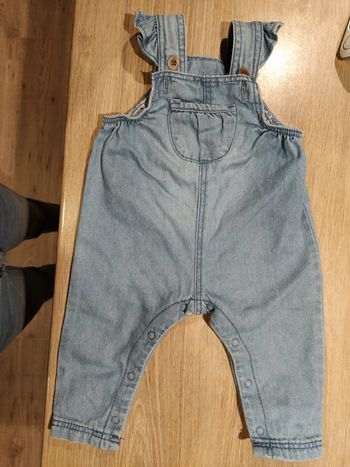 Salopette jean fille