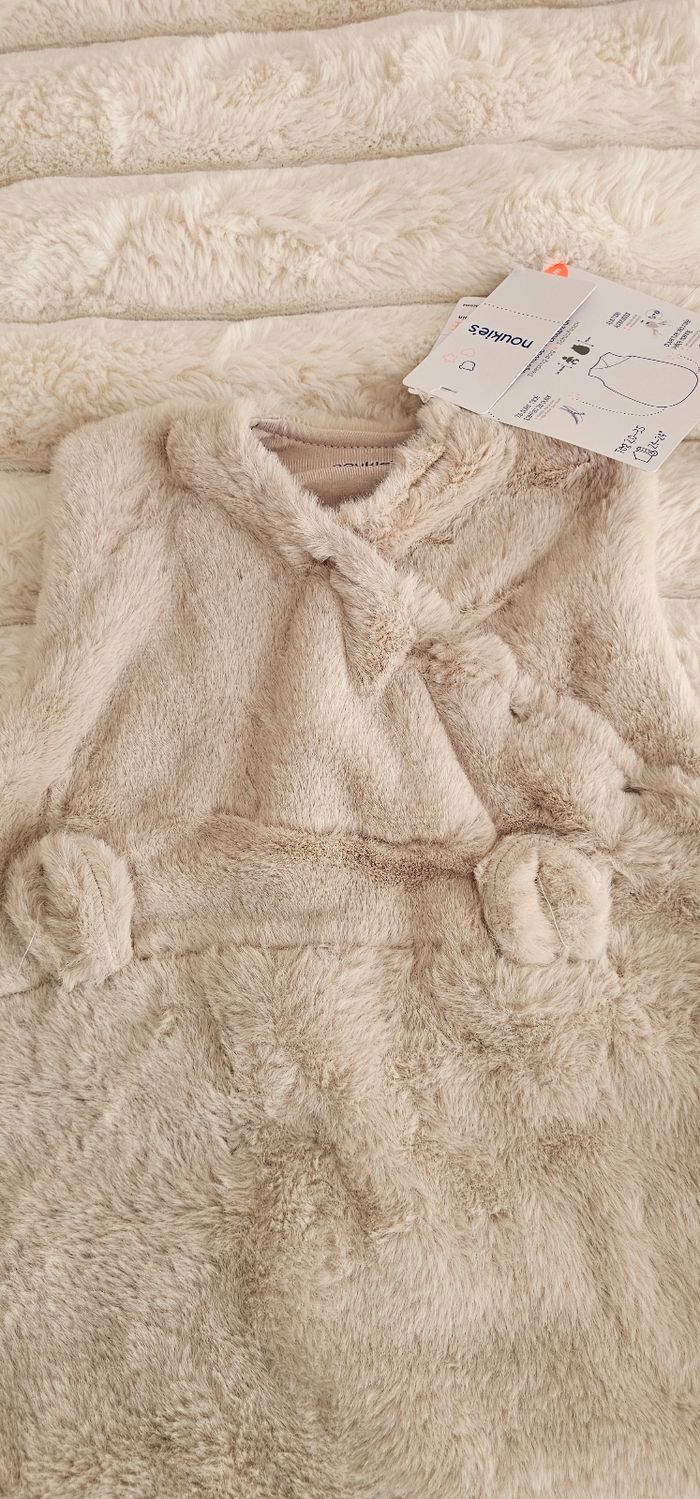 Magnifique Gigoteuse hiver en fausse fourrure Noukie's 6-24 mois Neuf - photo numéro 2