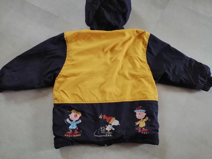 blouson marine et jaune 4 ans Snoopy - photo numéro 2