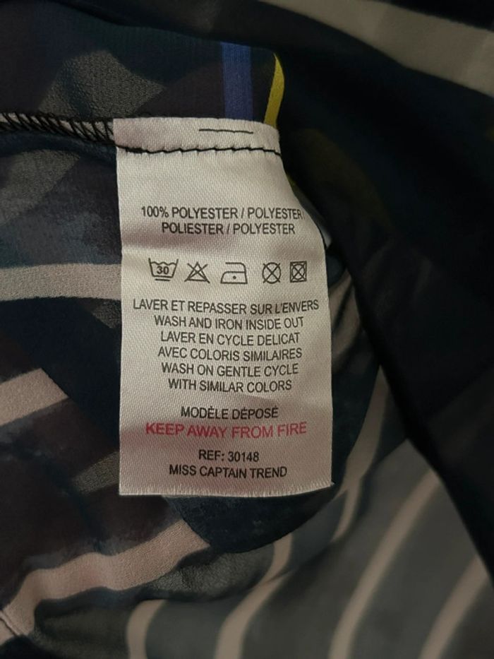 Blouse MC voile Captain tortue - photo numéro 5